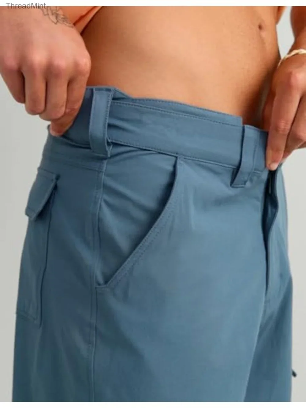 Men's Quick-Dry Fishing Shorts Cotton Polyester Spandex Cargo